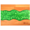 Tagliere River - Verde Smeraldo - 40x25