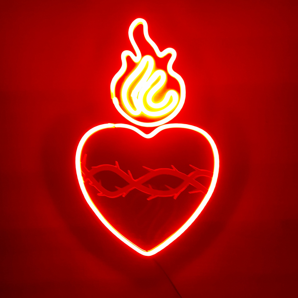 Cuore Sacro - Lampada Led Neon flex