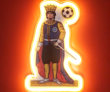 Maradona Artwork - Lampada Led Neon flex