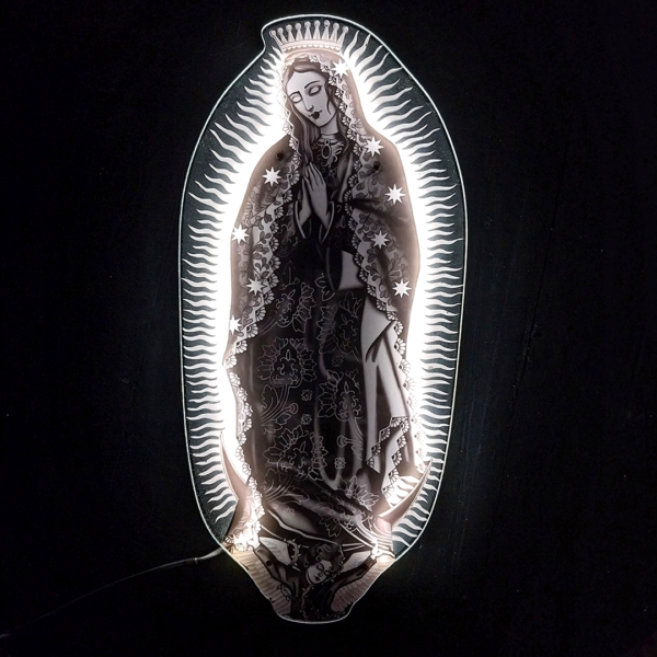 Tabella Luminosa Madonna di Guadalupe